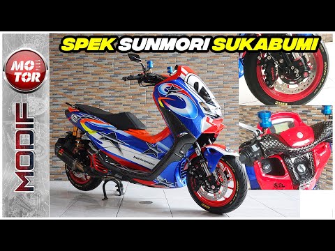Yamaha NMAX Modified by a Sukabumi Boss, Arai Nakano Graphics | Motor Plus Modif