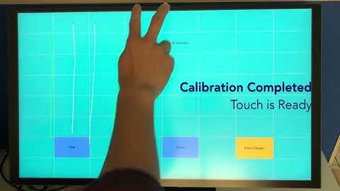 Touch monitor & Touch screen Calibration process.