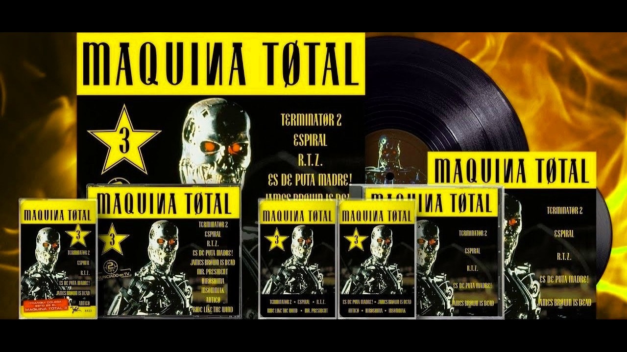 HISTORIA DEL MEGAMIX : MAQUINA TOTAL 3 (Full Megamix / Lp / 1992)  Mixed By JOSE MARIA CASTELLS