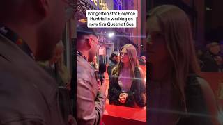 Bridgerton star Florence Hunt Interview #interview #tvshow #netflix #bridgerton #shortvideo #shorts