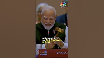 G20 Summit 2023: India Hands Over The G20 Presidency To Brazil | N18S | CNBCTV18