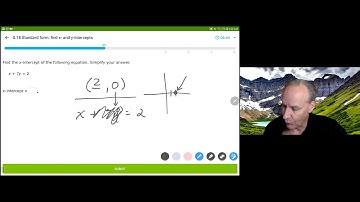 IXL Algebra1 - S.18 Standard Form: Find x and y Intercepts