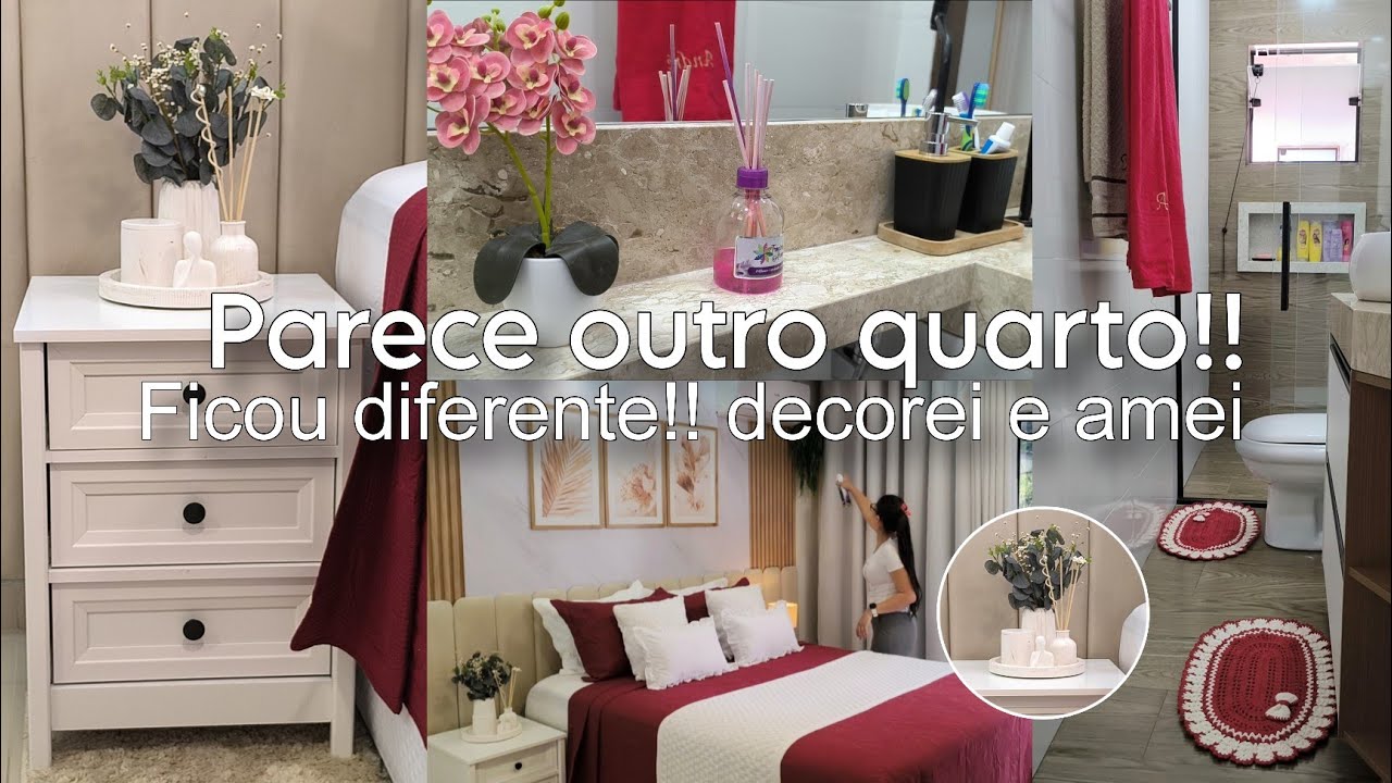 NOSSO QUARTO FICOU LINDO |  TOTALMENTE DIFERENTE | FAXINA CAPRICHADA E DECORAÇÃO NOVA 