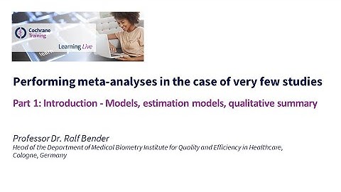 Part 1: Introduction - Models, estimation models, qualitative summary