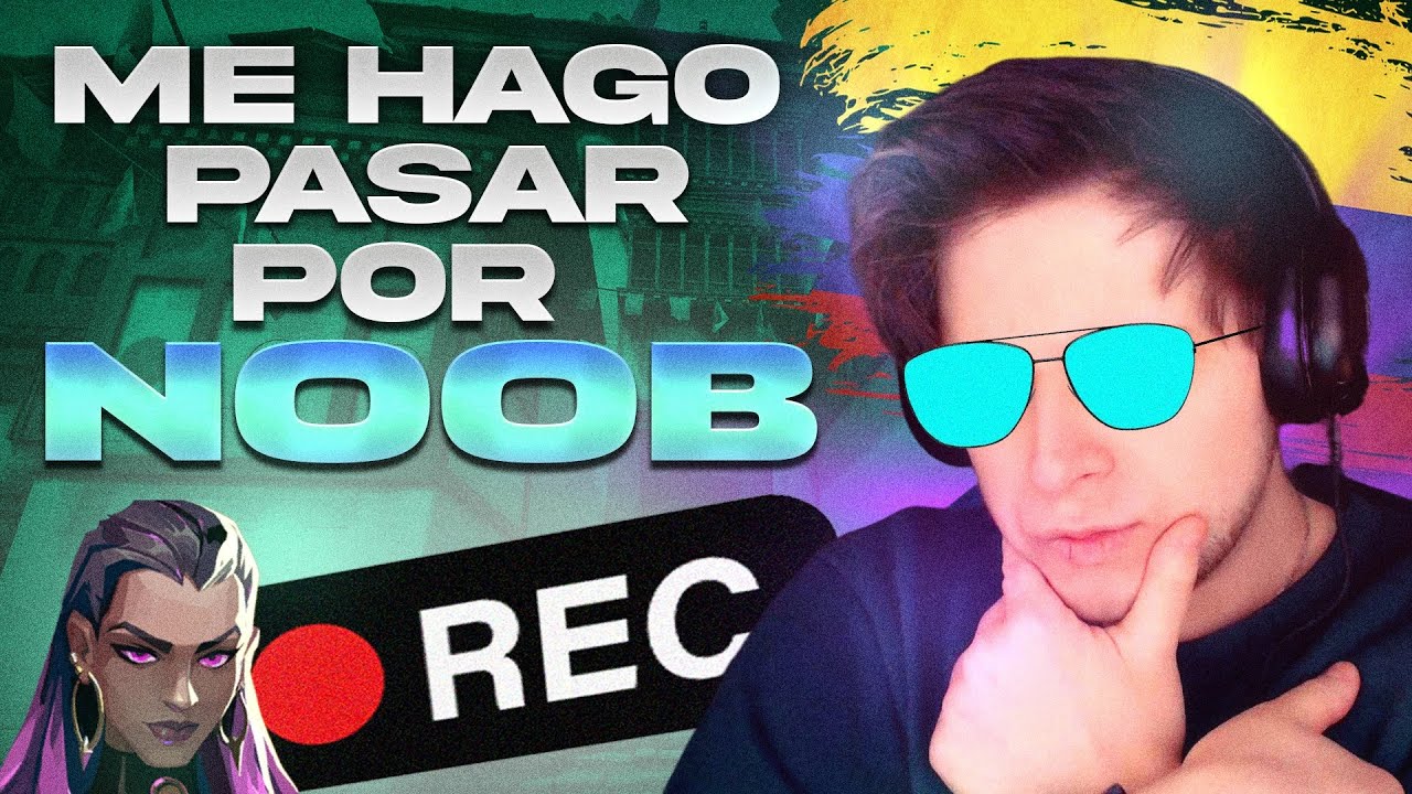 Me hago PASAR por NOOB en VALORANT... 🤣
