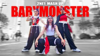 [KPOP IN PUBLIC | ITALY] BABYMONSTER : 2NE1 MASHUP dance cover by NOVA PROJECT