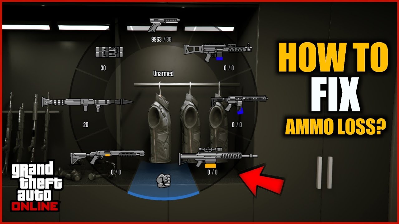 КАК ИСПРАВИТЬ ОШИБКУ С ОТСУТСТВУЮЩИМИ БОЕПРИПАСАМИ? l GTA Online l