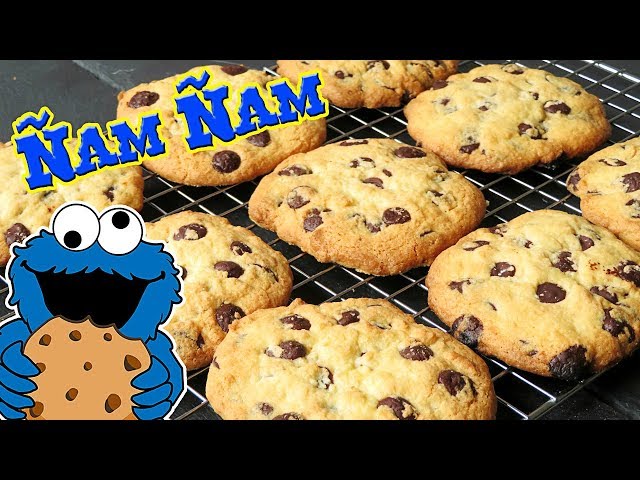 Cookies con pepitas de chocolate. Receta fácil y rápida. (Con o sin gluten)  