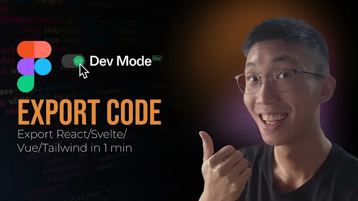 Figma Developer Mode - Export to Code Tutorial