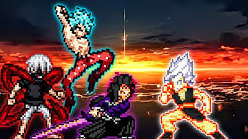 Kaneki V3 OP, Kokushibo V2 OP & Ban OP VS All Jus OP (all form) in Jump Force Mugen