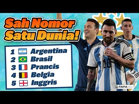 Juara Dunia Kini Sah Nomor 1! Comeback Argentina ke Puncak Peringkat FIFA setelah 7 Tahun