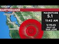 5.1 earthquake strikes South Bay, felt widely across Bay Area