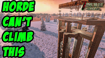 Day 7000 Horde destroyed with ease! (7 Days to Die: Alpha 20)
