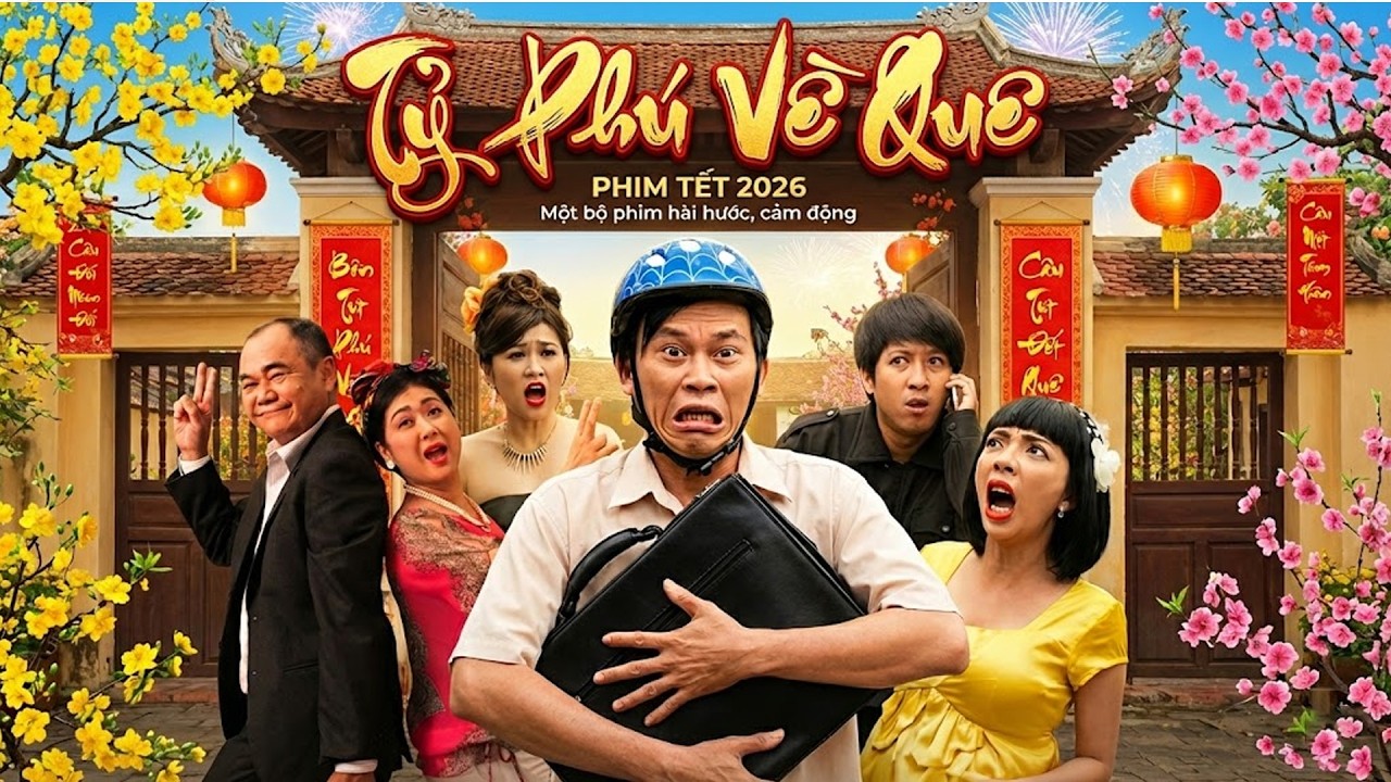Phim Tết Chiếu Rạp 2026 | TỶ PHÚ VỀ QUÊ | Phim Chiếu Rạp Mới Nhất 2026 | Trường Giang,Hoài Linh 2026