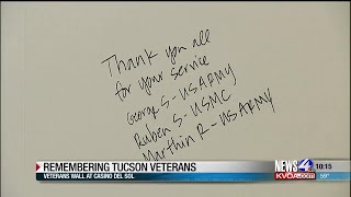 Casino Del Sol debuts "Veterans Wall" for visitors