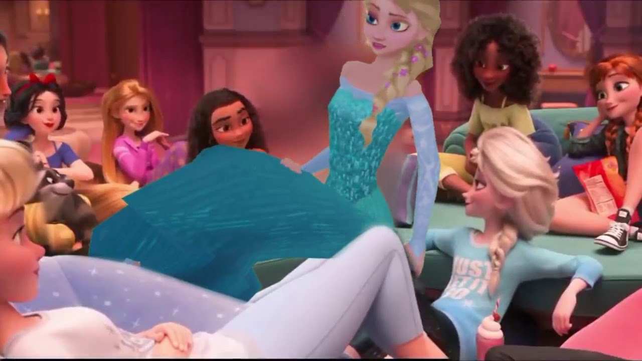 Elsa Frozen 2 meet baby cat blunt from Ladybug and cat noir