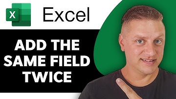 How to Add the Same Field Twice in Excel Pivot Table | Excel Tutorial 2025