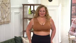 Tommie Copper Shoulder Support Bra with Front Zipper on QVC