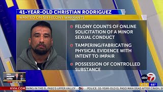 Socorro man arrested on six felony warrants
