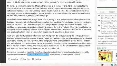 OneNote 2007 Web Clipping