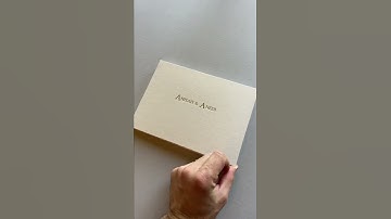 Making a Wedding Video Book - Custom Wedding Video Albums - The Motion Books #SHORTS