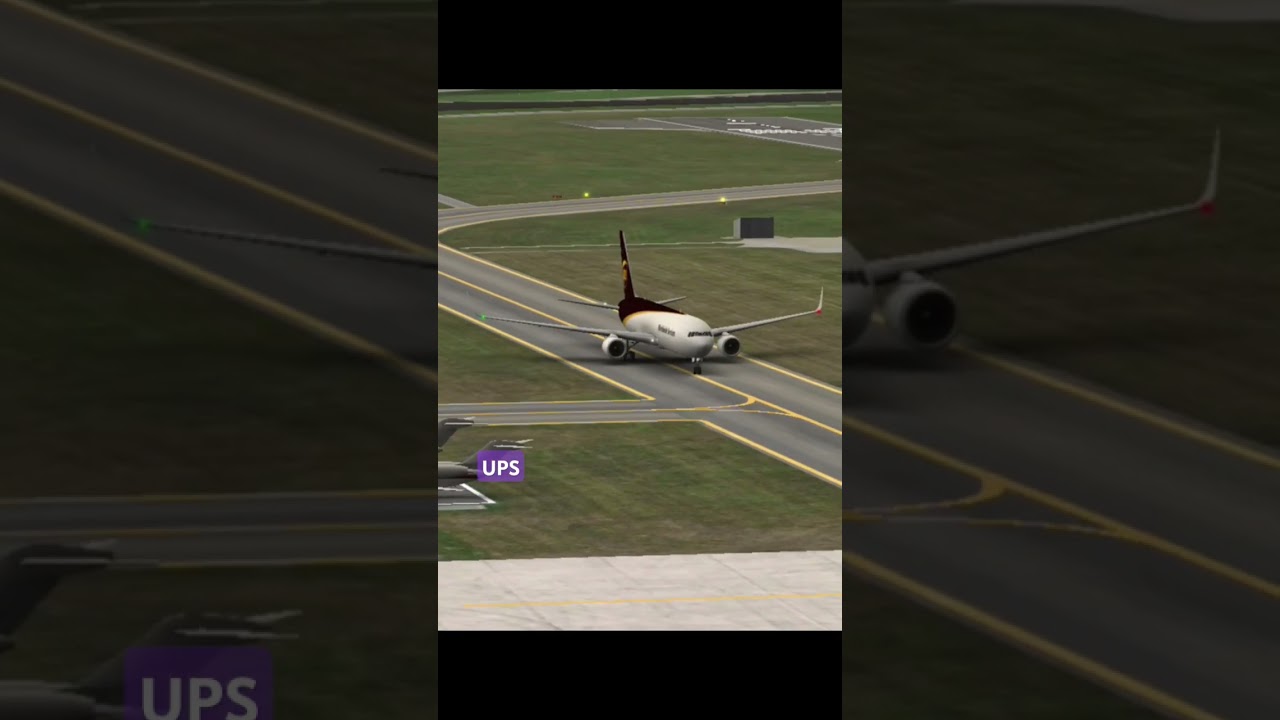 universe parcel service #airplane #remix #airplanelanding #trendingshorts #ytshorts #aviation #gare