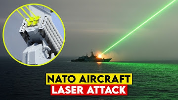 Russian Recon Ship Blinds British Aircraft With This Weapon!