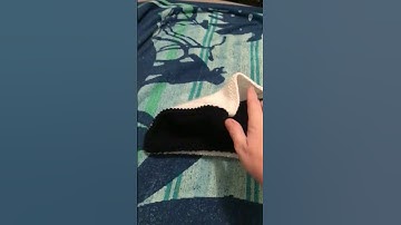 Two knitted Squares Sewn  Together