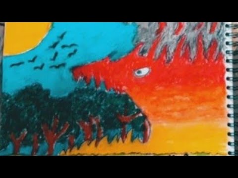 Vidéo: Comment Dessiner Un Feu Dans La Forêt