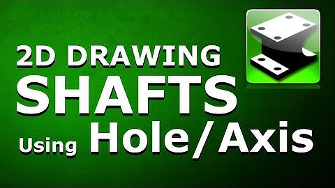 IronCAD-DRAFT - Creating SHAFTS with HOLE/AXIS tool
