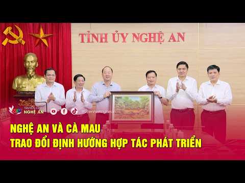 Nghe An and Ca Mau discuss development cooperation directions