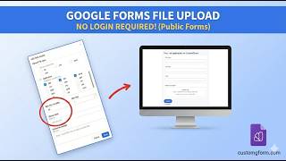 How to upload files to google forms without login