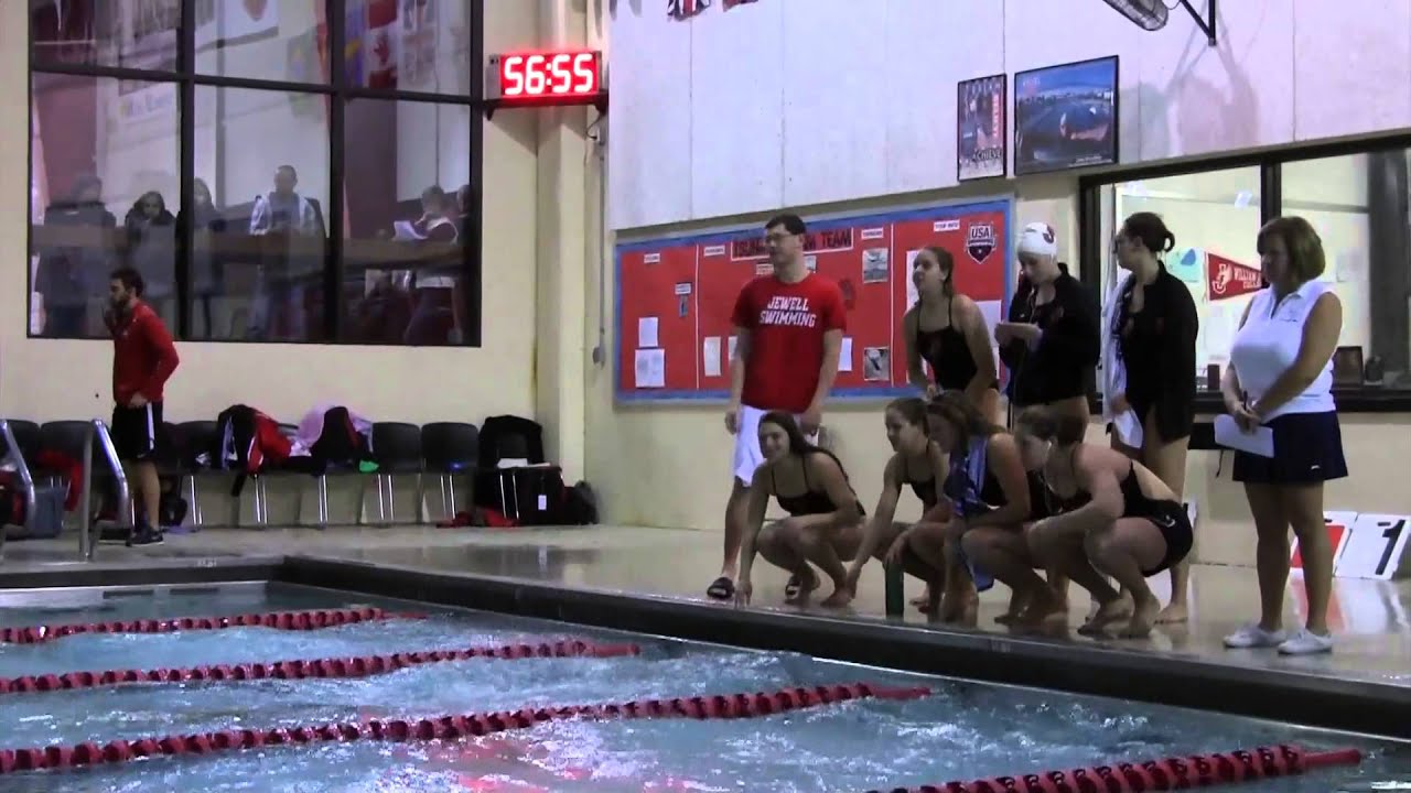 Jewell Swimming vs. Lindenwood University and University of Missouri-St. Louis - YouTube