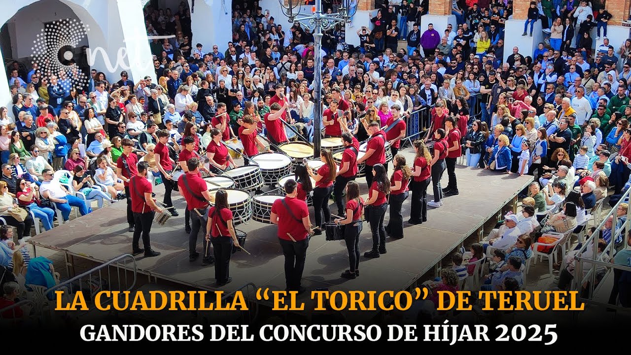 EL TORICO de Teruel gana el CONCURSO de TAMBORES. Híjar 2025