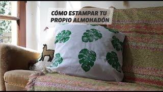 Cómo estampar tus almohadones