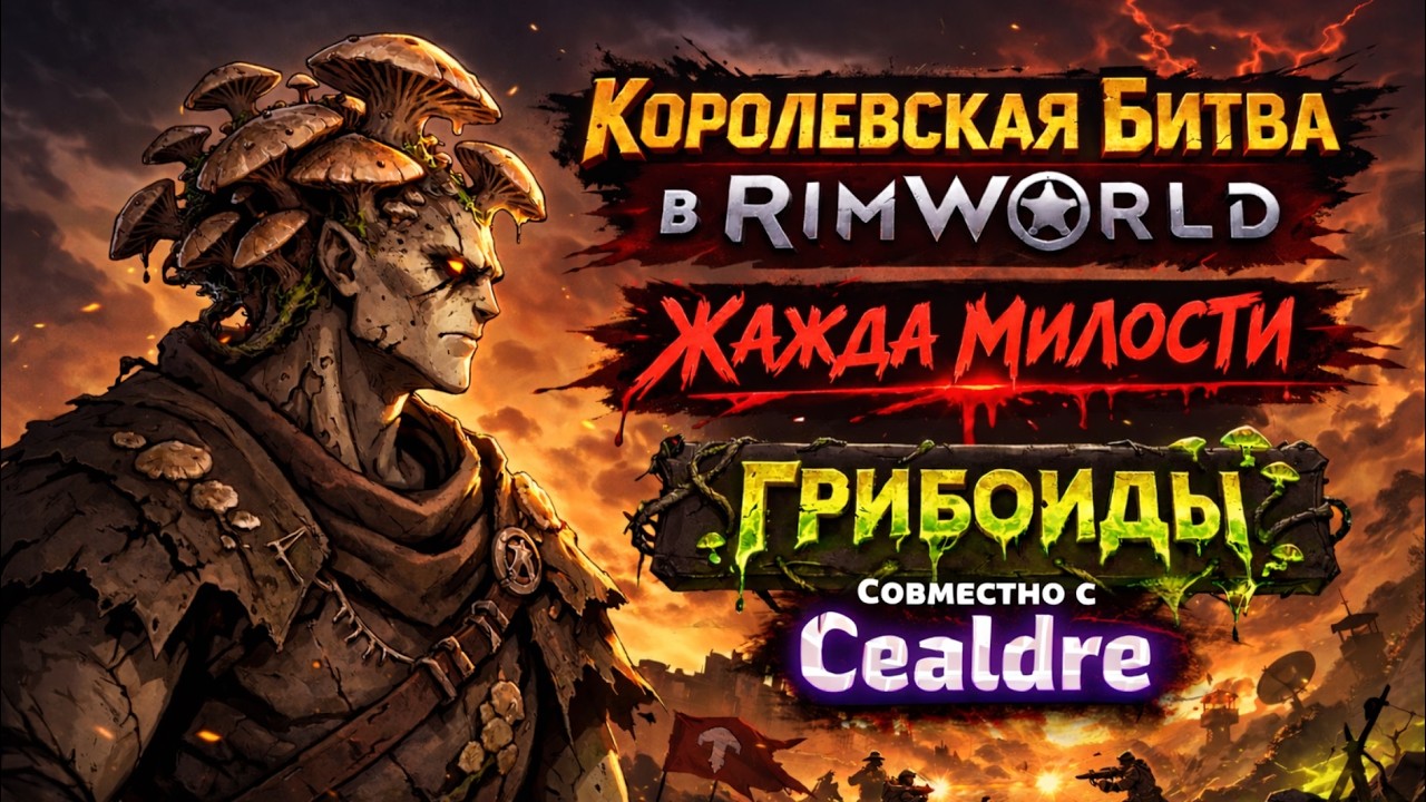 Королевская битва в Rimworld - Жажда милости (Грибоиды) - совместно с Cealdre