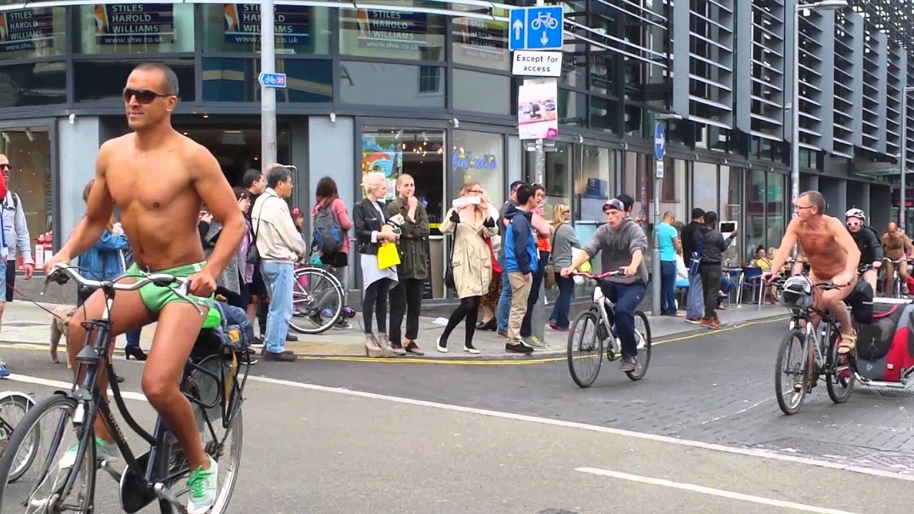 Brighton Naked Bike Ride (4) 14/06/15 YouTube