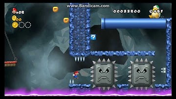 New Super Mario Bros Wii Custom Level - Death Caverns