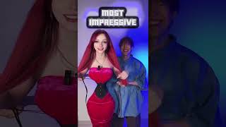 Yamete kudasai corset challenge who won? @Dharni