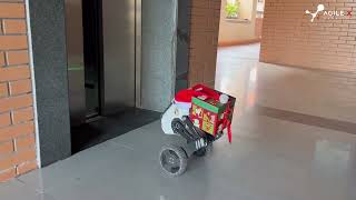 Wheeled Bipedal Robot Christmas Performance#agilex #ros #autonomous #edu #wheel-leg robot