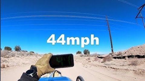 Terwilliger Cyclekart Blitzen Benz Dirt Road Speed Run Feb 2023