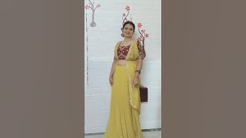 drape saree like jacket style #saree #drapingsaree #ytshorts #youtubeshorts#yt