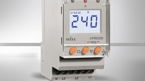 HƯỚNG DẪN CÁCH CÀI ĐẶT RELAY BẢO VỆ ĐIỆN ÁP VPRD2M SELEC