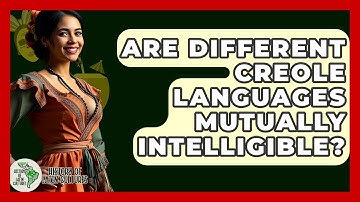 Are Different Creole Languages Mutually Intelligible? - History Of Latin Cultures