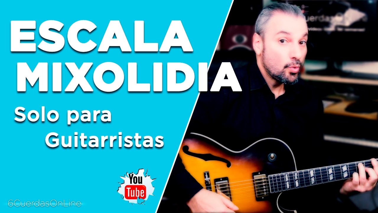 Escala Mixolidia Guitarra Electrica