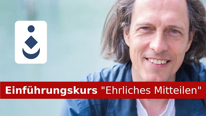 Einführungskurs "Ehrliches Mitteilen"