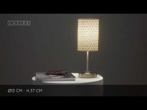 Настольная лампа декоративная Lucide Moda 08500/81/43