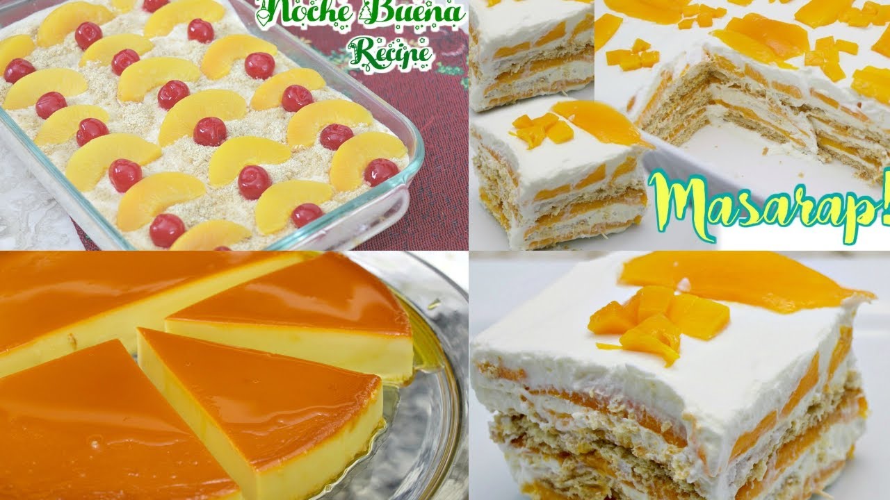NO BAKE FILIPINO CHRISTMAS DESSERT RECIPES BEST FILIPINO CHRISTMAS 
