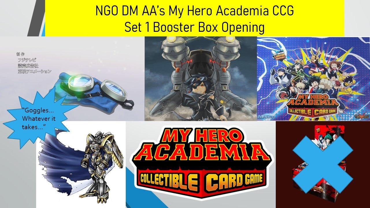 My Hero Academia CCG | NGO DM AA Opens Set 1 Box Unlimited Edition #1 | Go  Beyond... PLUS ULTRA!