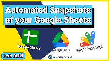 How to Create Automated Snapshots of your Google Sheet